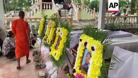 Realizan funerales para estudiantes que murieron en Camboya