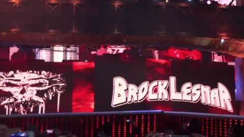 Brock Lesnar entrance at WrestleMania