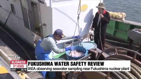 IAEA observing seawater sampling near Fukushima nuclear plant