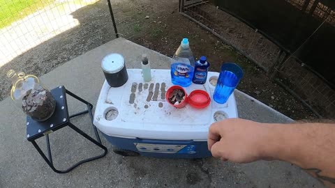 How I clean my coins found metal detecting. Rock tumbler. Minelab Equinox 800.