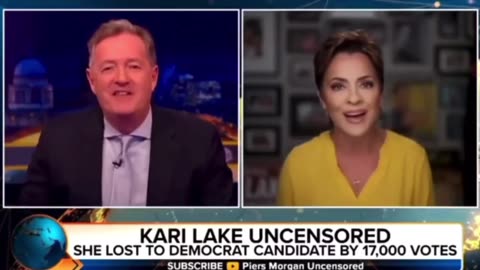 Kari Lake Smashes Piers Morgan In The Mouth When He Tries To Get Her To Concede Stolen Election