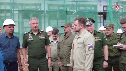 Deputy Minister of Defence of Russia inspects construction of military hospitals