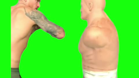 Usyk Slow Mo Punching | Green Screen