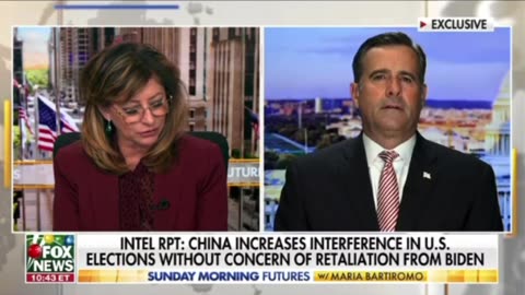 Ratcliffe China, Russia, and Iran will try to interfere in the 2024 presidential election.