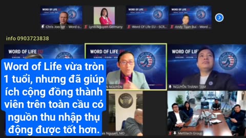 WORD OF LIFE tuy mới 1 tuổi đã giúp ích được ASXH cộng đồng thành viên trên toàn cầu.Tks