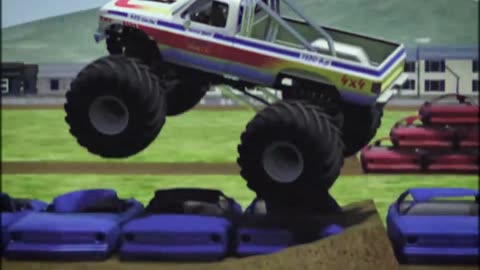 MONSTER TRUCK RETRO SMASH