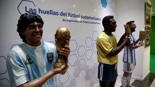 Messi's statue stands at South America’s soccer HQ