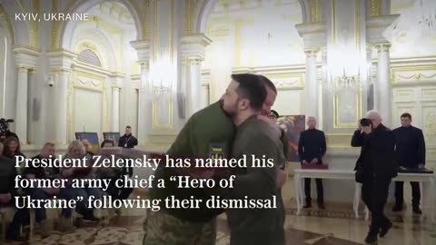 Is this parting hug Zaluzhny gave Zelenski equivalent to the Costra Nostra's kiss of death?