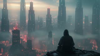 Meditation in front of the Metropolis Space Ambient Music 2024