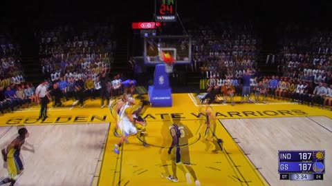 NBA2K: Indiana Pacers vs Golden State Warriors (Overtime-Buzzer Beater)