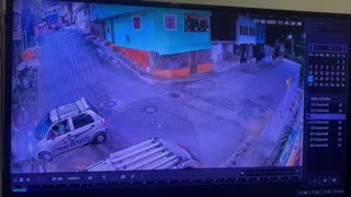 Accidente en el barrio Panorama de Floridablanca