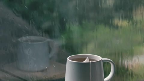 Beautiful Rain Relaxing video | rain status | raining sound | car driving in rain | nature