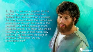 The Relation of a Prophet to God and Man... Jesus explains ❤️ The Great Gospel of John Jakob Lorber