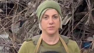 A 'brave' woman. Americas globohomo 'military representative' in Ukraine...