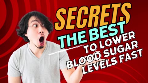 (❌🔥WARNING! 🔥❌) The best ways to LOWER BLOOD SUGAR levels fast ⚠️(ALERT)⚠️