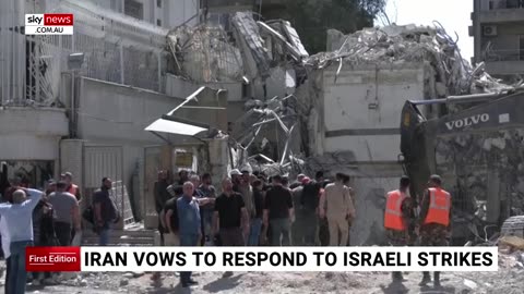Sky News Au-Iran vows to take revenge after Israeli airstrike on its embassy in Syria