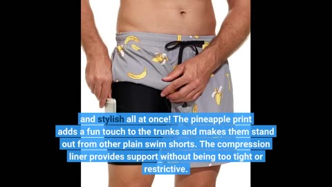 Customer Reviews: Cozople Mens Swim Trunks with Compression Liner 5.5" Inseam Quick Dry Bathing...