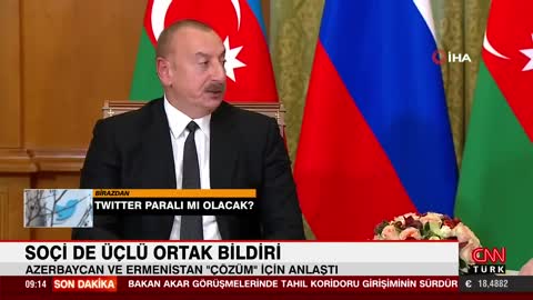 aycan ve Ermenistan'dan ortak bildiri! Azerbaycan-Ermenistan "çözüm" için anlaştı CNN TÜRK 129万位订阅者 订阅