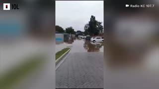 Torrential rains causes massive flooding in the Western Cape