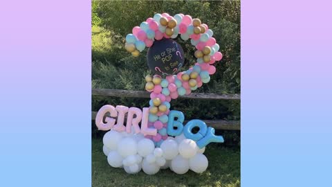 100+ Gender Reveal Balloon Arches_Garland Ideas!! DIY Balloon Inspiration! How To!