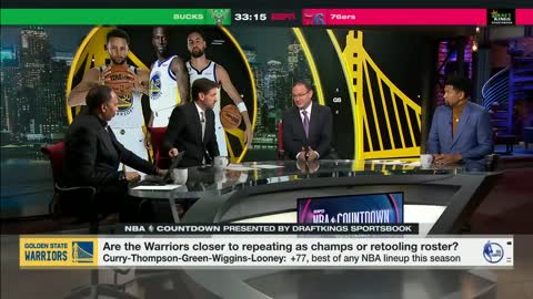 Stephen A. debates... WOJ?! 😳 Should the Warriors chase 1 more ring? | NBA Countdown