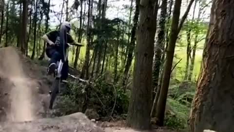 Bicycle stunt, so cool