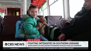 Battle over southern Ukraine intensifies as Russia ramps up evacuations in Kherson