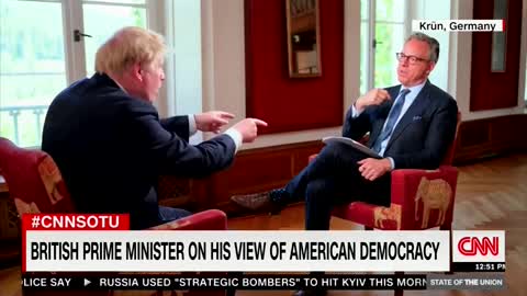 UK Prime Minister Boris Johnson speaks on CNN SOTU