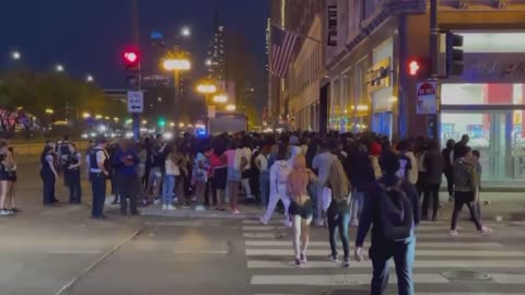 ‘Teen Takeover’ terrorizes Chicago as hundreds of teenagers destroy property, attack tourists