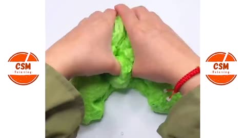 Asmer slime videos are very interesting and Realxing to no voiceover on music