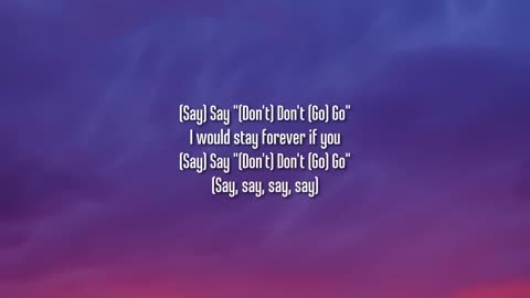 Taylor Swift - Say Don't Go [Lyrics] (Taylor's Version) (From The Vault)