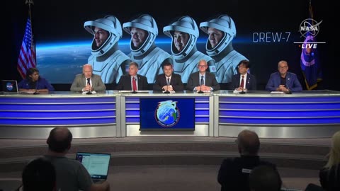 NASA's SpaceX Crew-7 Postlaunch News Conference