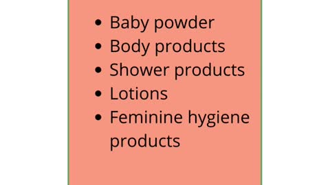 Dangers of Talc Products