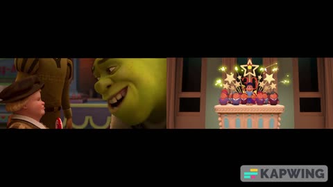 Shrek Forever After and Wreck-It Ralph - Ralph Destroys the Cake vs. Do the Roar