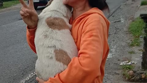 Woman Reunites With Her Lost Dog