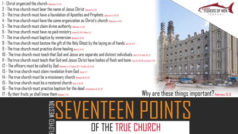 Seventeen Points Of The True Church Floyd Weston