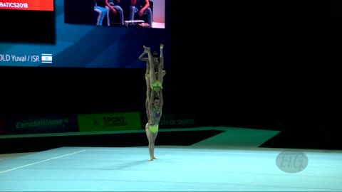 Israel (ISR) - 2018 Acrobatic Worlds, Antwerpen (BEL) - Combined Womens Group