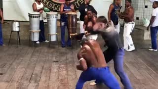 Capoeira Dance Fighting Demonstration