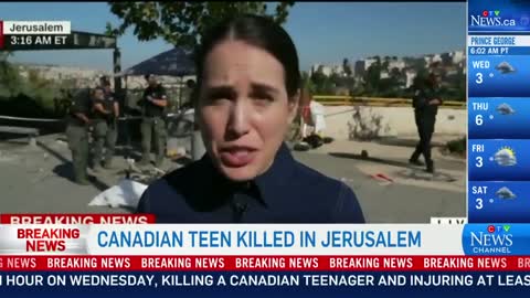 Canadian teenager killed in co-ordinated terror attack in Jerusalem