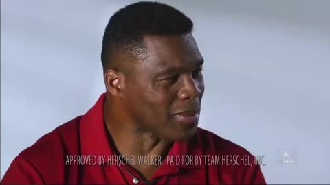 Herschel Walker Runoff Ad With Swimmer Who Tied with "Lia " Thomas