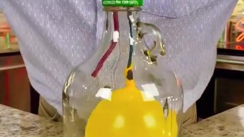 Balloon in a Bottle Science Trick