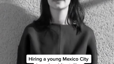 Frida Escobedo who started her own architecture firm in 2006 in Mexico City,