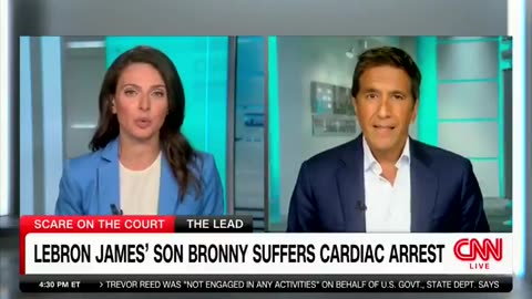 Lebron James 18 Year old Suffered Cardiac Arrest & CNN Tries to Normalize it