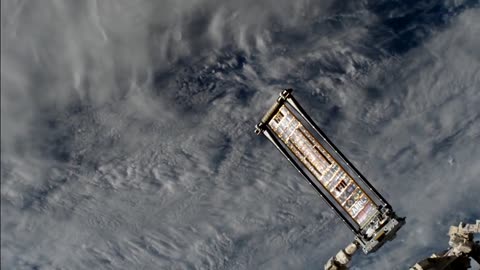 Roll-Out Solar Array Experiment (ROSA) Deploys on International Space Station