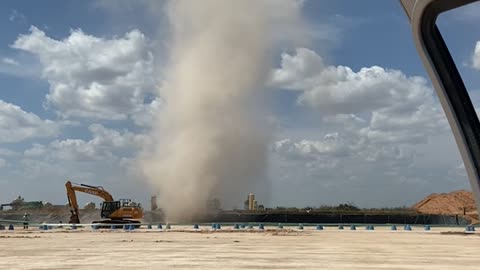 Dusty Tornado in West Texas