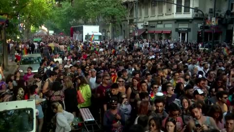 Gay pride returns to the streets of Buenos Aires