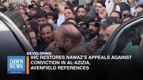 IHC Allows Nawaz’s Appeals Against Conviction In Al-Azizia, Avenfield References | Dawn News English