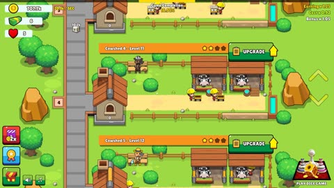 Idle Cowshed - Android Gameplay [40+ Mins, 1080p60fps]