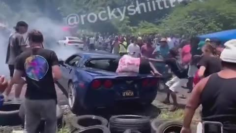 Car Race Accident