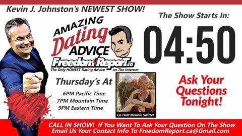 Amazing Dating Advice With Kevin J Johnston and Melanie Switzer Episode 7 - LIVE